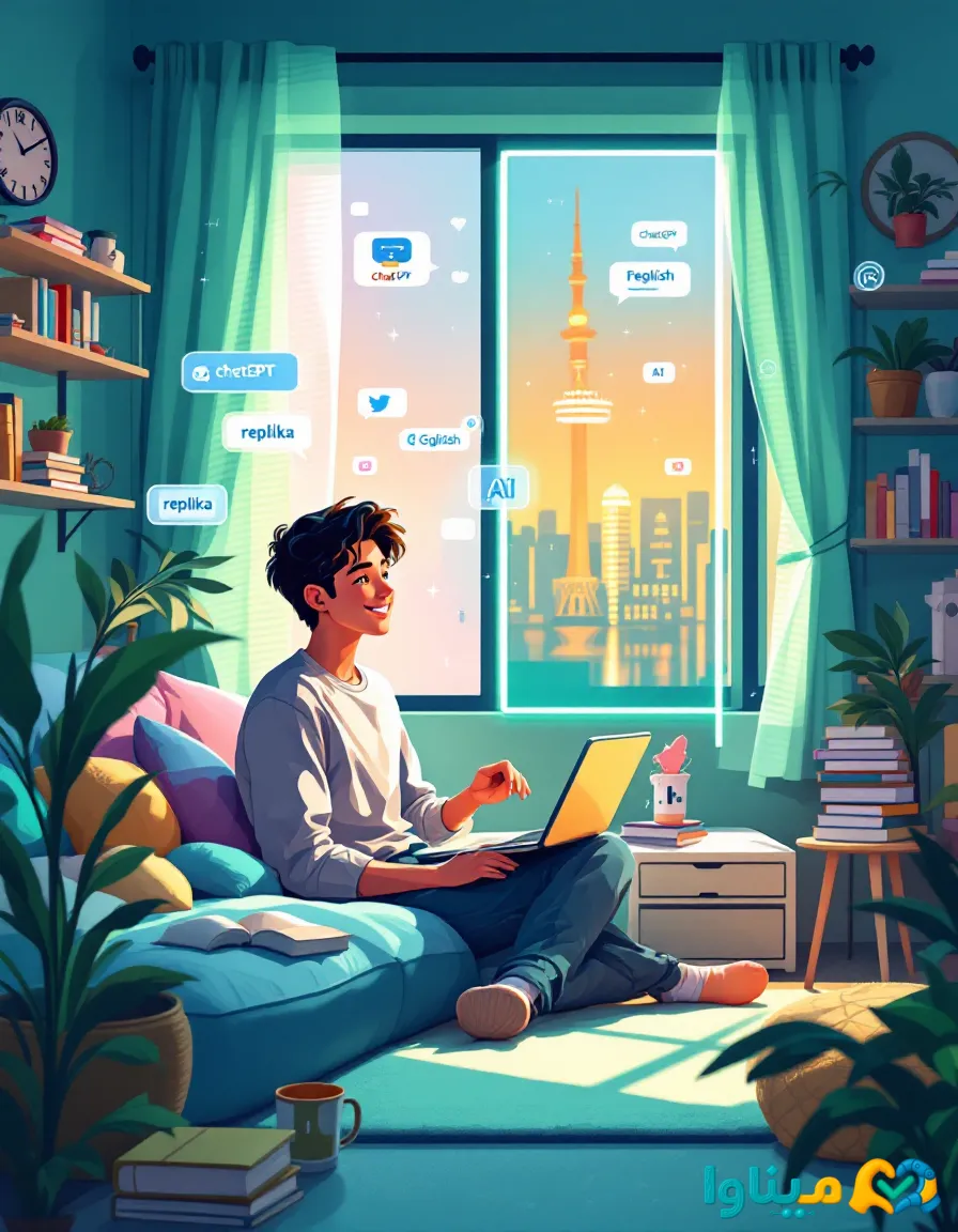 آموزش انگلیسی با هوش مصنوعی رایگان